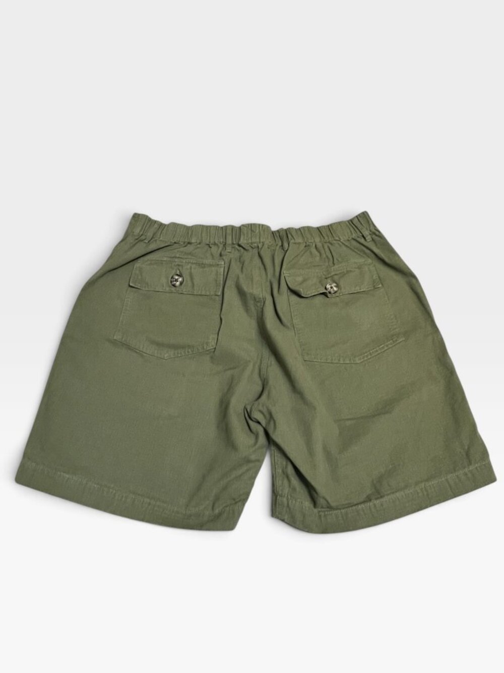Mollusk California Utility Shorts Mens XL Green Cotton Coastal Minimalist Surf - Picture 2 of 10